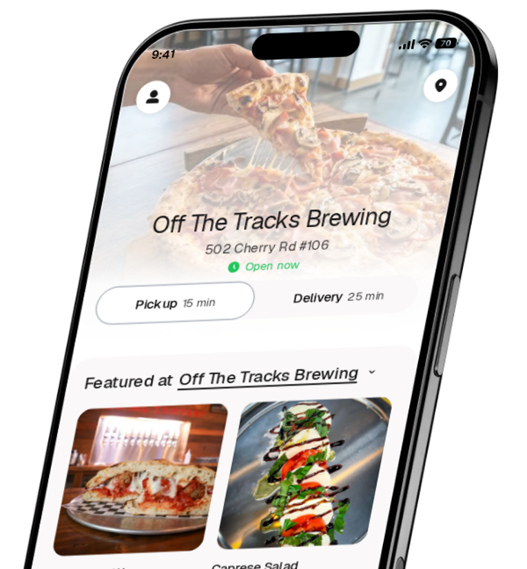 Off The Tracks Brewing app preview